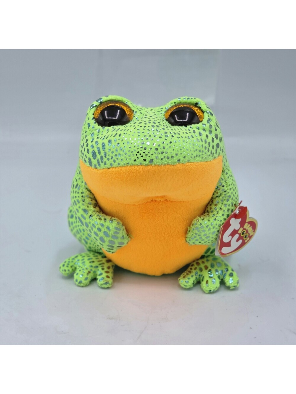 Ty Beanie Boos 6” SPECKLES the Frog Stuffed Animal Plush With Tag
